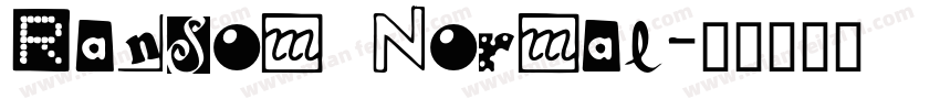 Ransom Normal字体转换